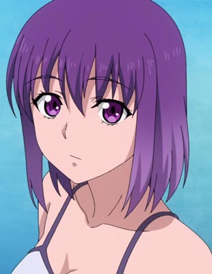 紫发图片